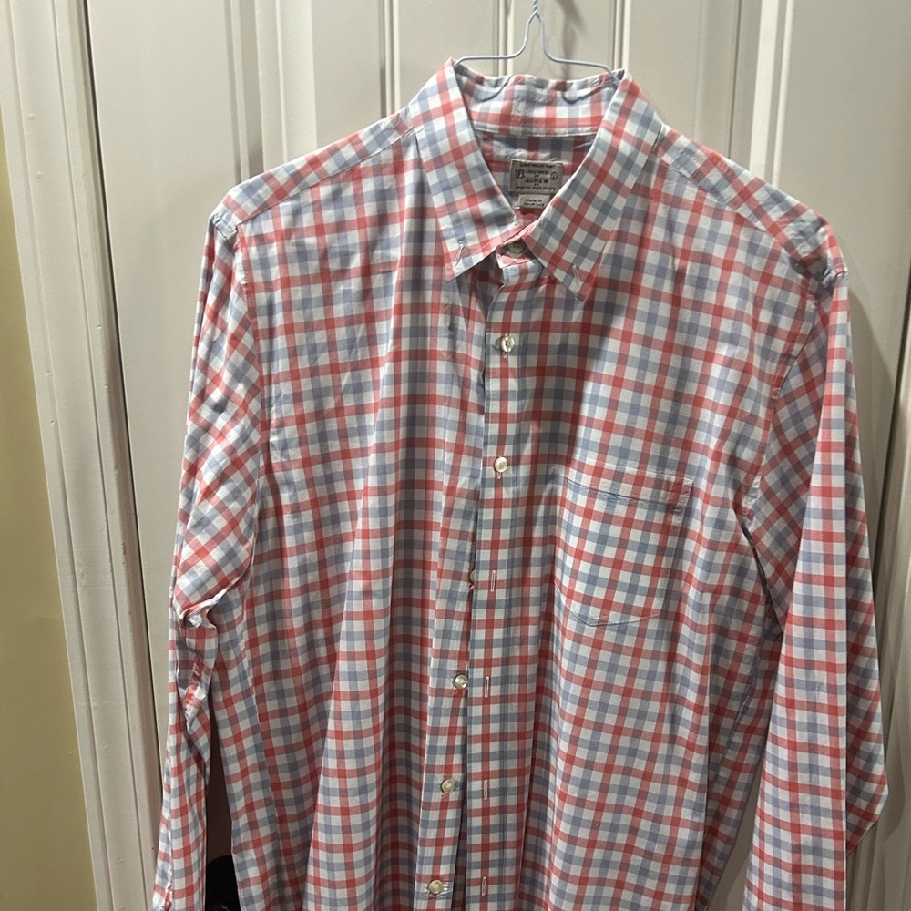 Jcrew men’s long sleeve shirt size large